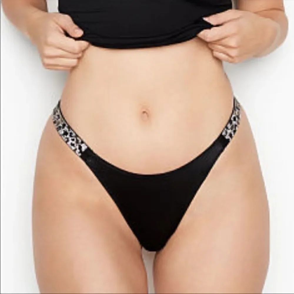 Victorias Secret Shine Strap Brazilian Slip Panty